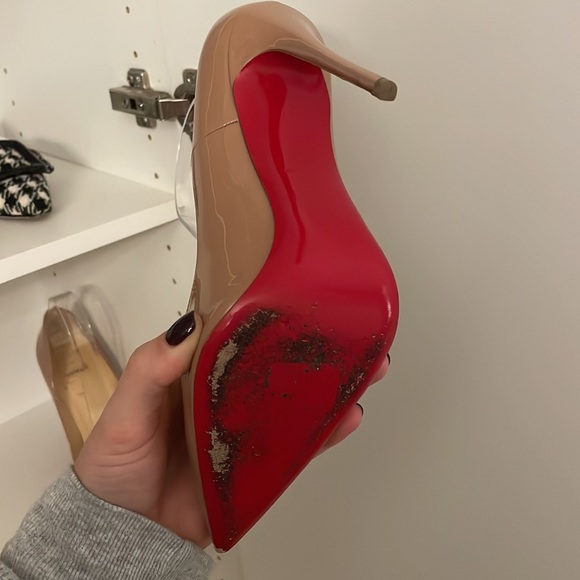 Christian Louboutin SO KATE 120mm nude patent - Picture 8 of 8